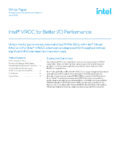 インテル® VROC で I/O 性能を向上