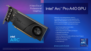 インテル® Arc™ Pro A40 グラフィックス仕様